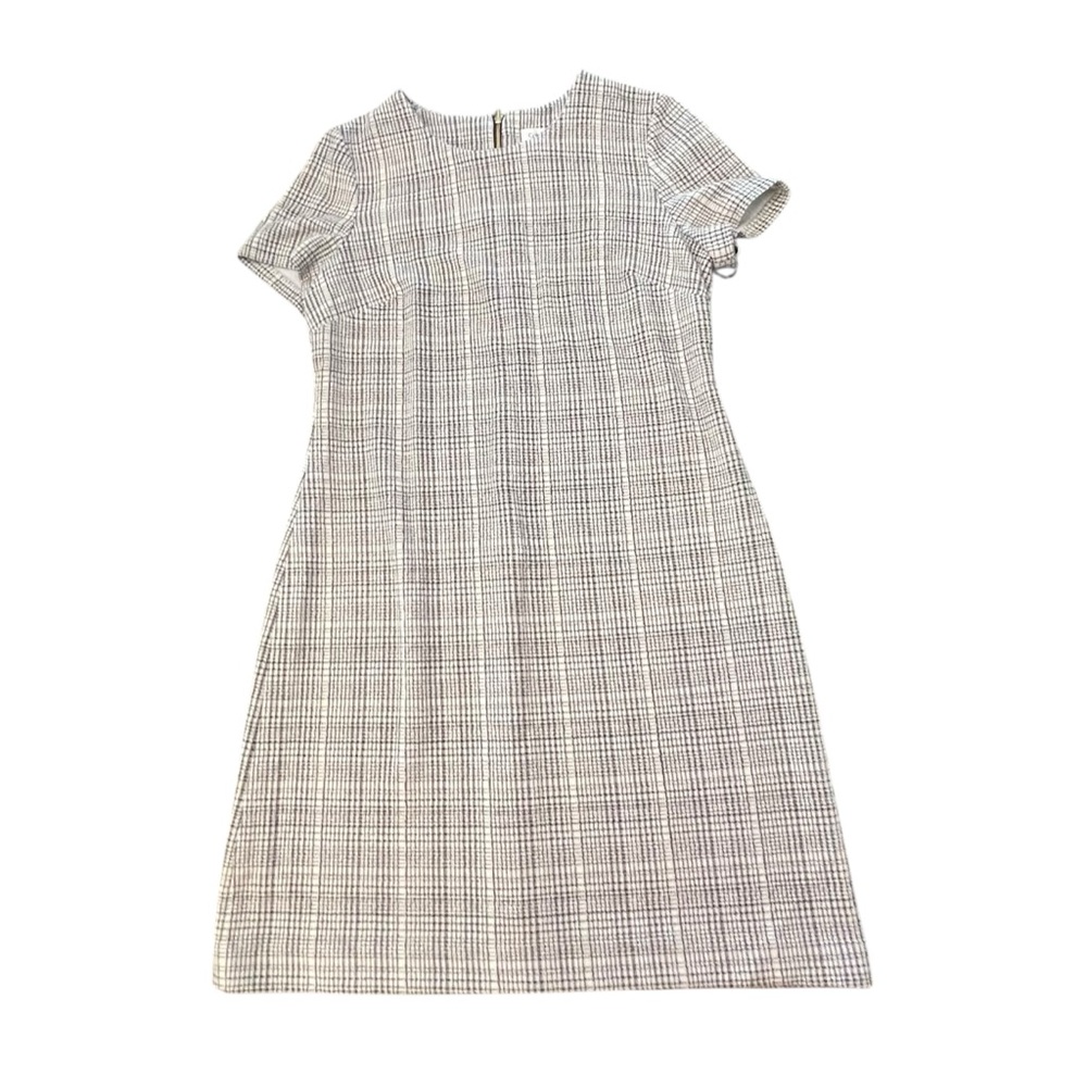 Calvin Klein Collection‎ Plaid Career Mini Dress Women’s Size 8 NWT $128 Stretch